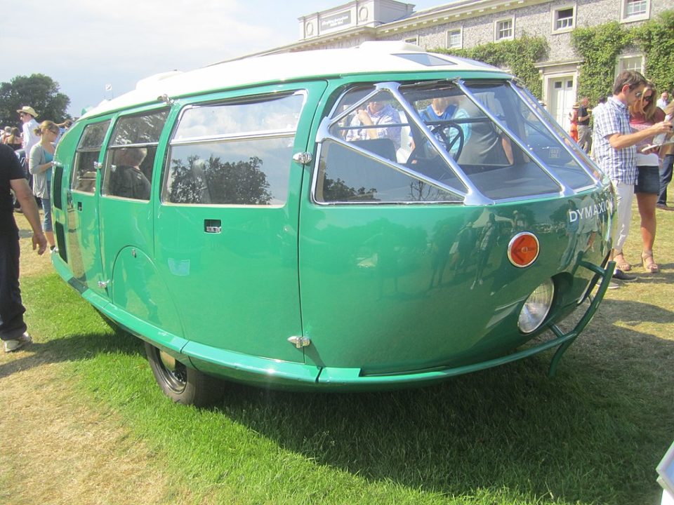Dymaxion, Buckminster fuller vision of a futuristic car. 