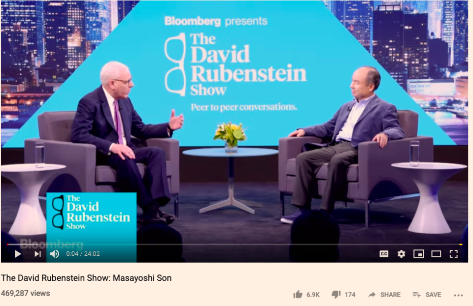The David Rubenstein Show: Masayoshi Son